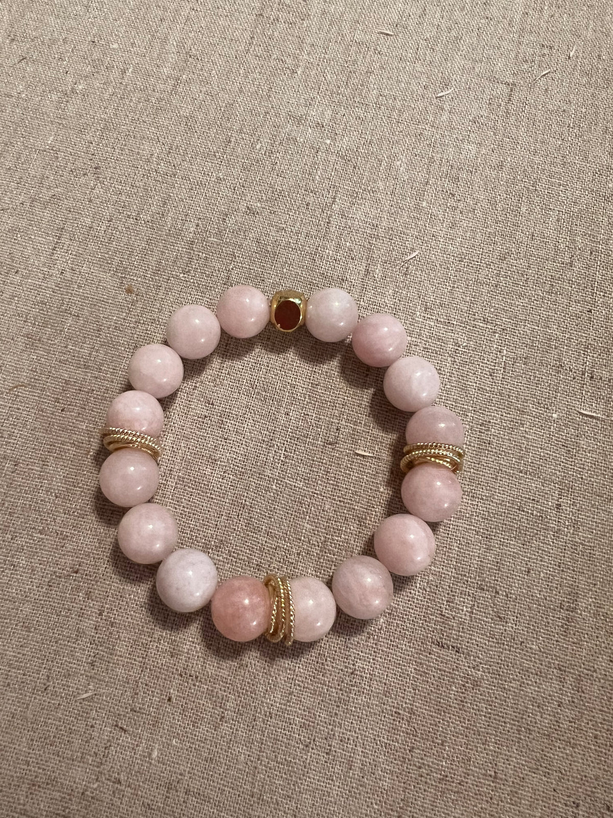 Pink Heart Bracelet Set