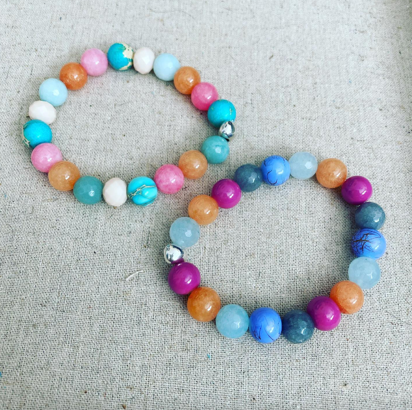 Multi Colored Bracelet Set