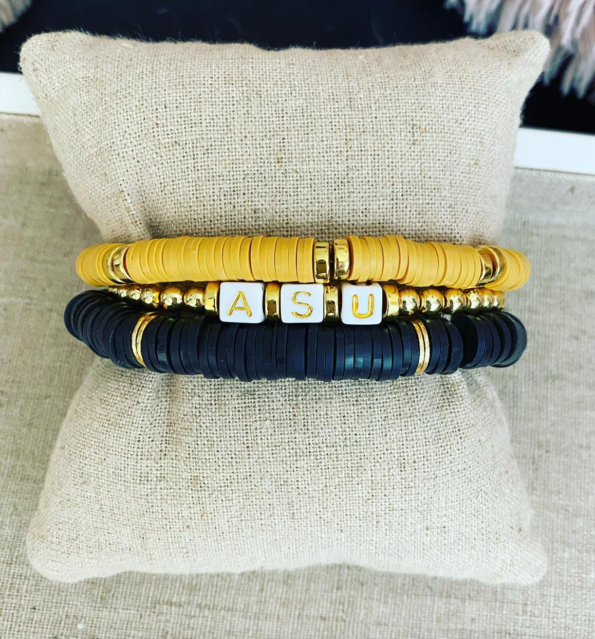 College/University Bracelet Stack