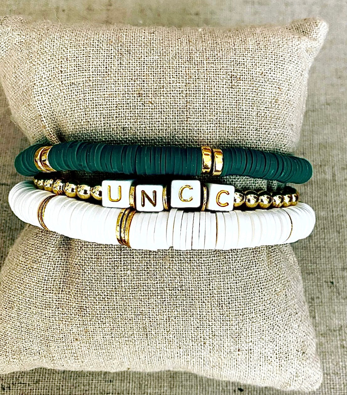 College/University Bracelet Stack